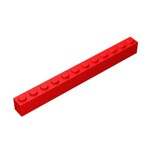 Brick 1 x 12 #6112 - 21-Red