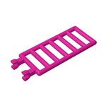 Bar 7 x 3 with Double Clips (Ladder) #6020 - 124-Magenta