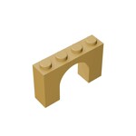 Brick Arch 1 x 4 x 2 #6182 - 5-Tan