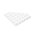 Wedge Plate 6 x 6 Cut Corner #6106 - 1-White