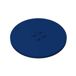 Tile Round 8 x 8 #6177 - 140-Dark Blue