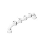 Bar 1 x 6 [Closed Studs] #6140 - 1-White