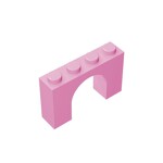 Brick Arch 1 x 4 x 2 #6182 - 222-Bright Pink