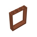 Door Frame 1 x 4 x 4 (Lift) #6154 - 38-Dark Orange