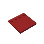 Plates Special 4 x 4 with Studs on One Edge [Plain] #6179 - 154-Dark Red