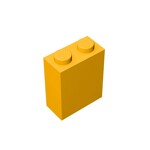 Brick 1 x 2 x 2 #3245 - 191-Bright Light Orange