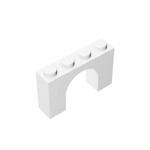 Brick Arch 1 x 4 x 2 #6182 - 1-White