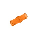 Technic Pin without Friction Ridges Lengthwise #3673 - 182-Trans-Orange