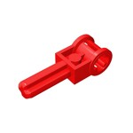Technic Axle 1.5 with Perpendicular Axle Connector (Technic Pole Reverser Handle) #6553 - 21-Red