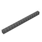 Technic Brick 1 x 16 [15 Holes] #3703 - 199-Dark Bluish Gray