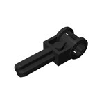 Technic Axle 1.5 with Perpendicular Axle Connector (Technic Pole Reverser Handle) #6553 - 26-Black