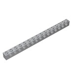 Technic Brick 1 x 16 [15 Holes] #3703 - 194-Light Bluish Gray