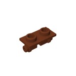 Hinge Brick 1 x 2 Top Plate Thin #3938 - 192-Reddish Brown