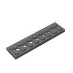 Technic Plate 2 x 8 [7 Holes] #3738 - 199-Dark Bluish Gray