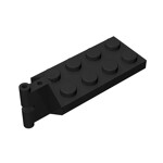 Hinge Plate 2 x 4 with Articulated Joint - Male #3639 - 26-Black