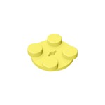 Turntable 2 x 2 Plate - Top #3679 - 226-Bright Light Yellow