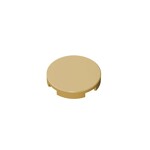 Tile Round 2 x 2 with Bottom Stud Holder #14769  - 5-Tan