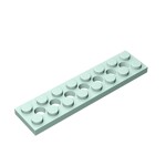 Technic Plate 2 x 8 [7 Holes] #3738 - 323-Light Aqua