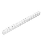 Technic Brick 1 x 16 [15 Holes] #3703 - 1-White