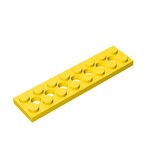 Technic Plate 2 x 8 [7 Holes] #3738 - 24-Yellow