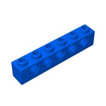 Technic Brick 1 x 6 [5 Holes] #3894 - 23-Blue