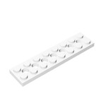 Technic Plate 2 x 8 [7 Holes] #3738 - 1-White