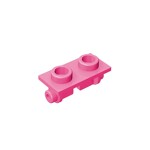 Hinge Brick 1 x 2 Top Plate Thin #3938 - 221-Dark Pink