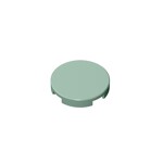 Tile Round 2 x 2 with Bottom Stud Holder #14769  - 151-Sand Green