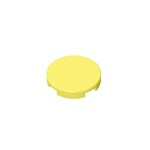 Tile Round 2 x 2 with Bottom Stud Holder #14769  - 226-Bright Light Yellow