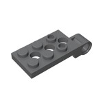 Hinge Plate 2 x 4 With Pin Hole And 3 Holes - Top #98286 - 199-Dark Bluish Gray