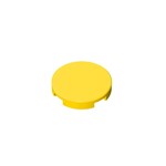 Tile Round 2 x 2 with Bottom Stud Holder #14769  - 24-Yellow