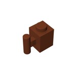 Brick Special 1 x 1 with Handle #2921/28917  - 192-Reddish Brown