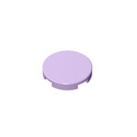 Tile Round 2 x 2 with Bottom Stud Holder #14769  - 325-Lavender