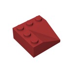 Slope 33 3 x 3 Double Concave #99301  - 154-Dark Red