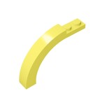 Brick Arch 1 x 6 x 3 1/3 Curved Top #15967 - 226-Bright Light Yellow