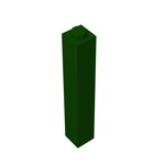 Brick 1 x 1 x 5 #2453 - 141-Dark Green