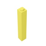 Brick 1 x 1 x 5 #2453 - 226-Bright Light Yellow