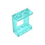 Window 1 x 2 x 2 Castle #90195 - 42-Trans-Light Blue