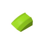 Slope Curved 2 x 2 with Lip, No Studs #30602  - 119-Lime