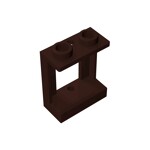 Window 1 x 2 x 2 Castle #90195 - 308-Dark Brown