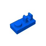 Plate Special 1 x 2 - Top Clip #92280 - 23-Blue