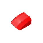 Slope Curved 2 x 2 with Lip, No Studs #30602  - 21-Red