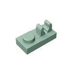 Plate Special 1 x 2 - Top Clip #92280 - 151-Sand Green