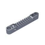 Technic Gear Rack 1 x 7 with Axle and Pin Holes #87761 - 315-Flat Silver