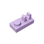 Plate Special 1 x 2 - Top Clip #92280 - 325-Lavender