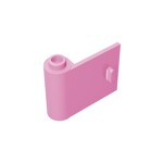 Door 1 x 3 x 2 Left - Open Between Top and Bottom Hinge #92262 - 222-Bright Pink