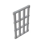 Door Grill 1 x 4 x 6 #92589 - 194-Light Bluish Gray