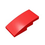 Slope Curved 4 x 2 No Studs #93606  - 21-Red