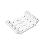 Slope, Inverted 45 6 x 4 Double With 4 x 4 Cutout And 3 Holes #60219 - 1-White