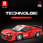 Reobrix 681 Audi R8 Racer Car